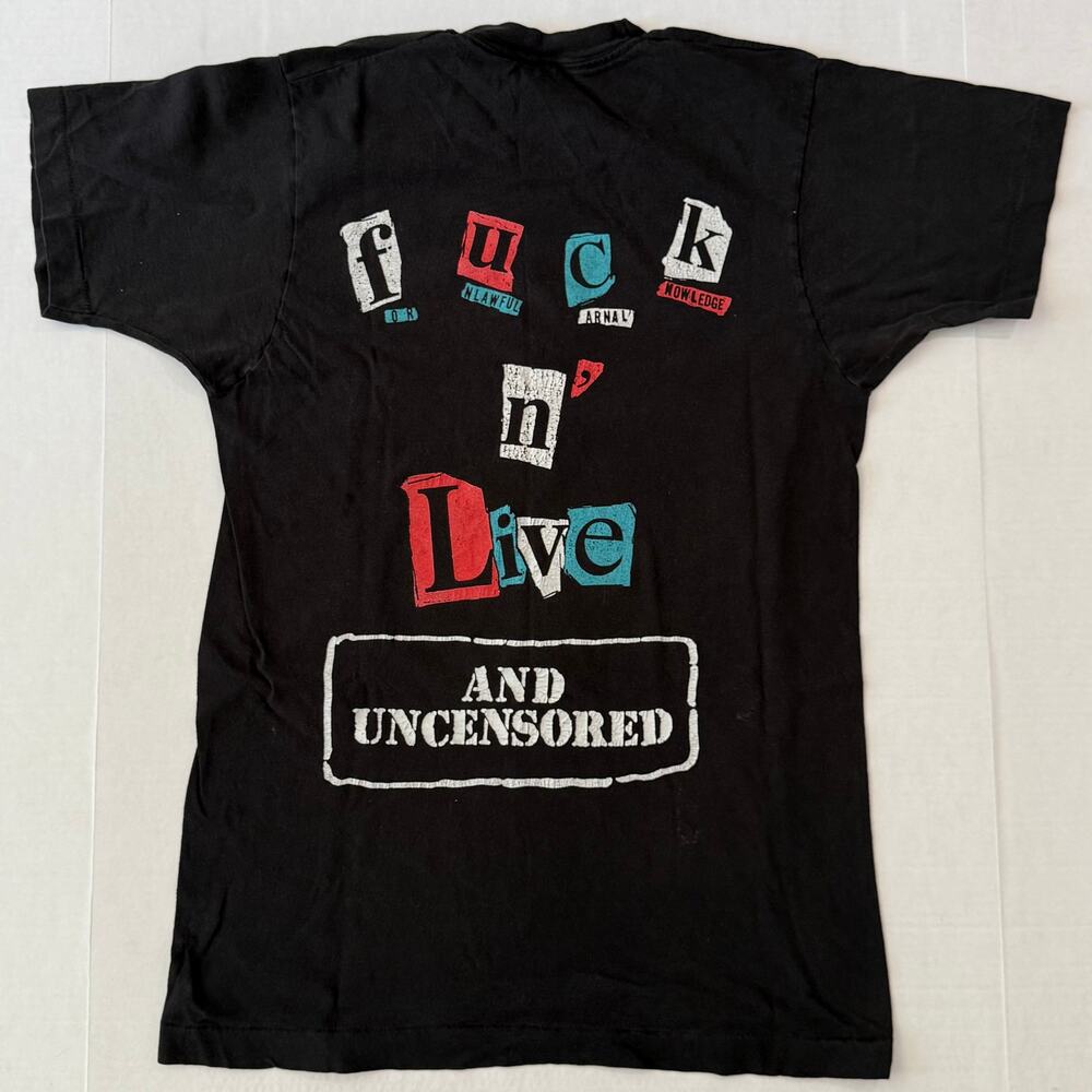 Vintage 1991 Van Halen Tour Tee Uncensored For Unlawful Carnal Knowledge Sz L